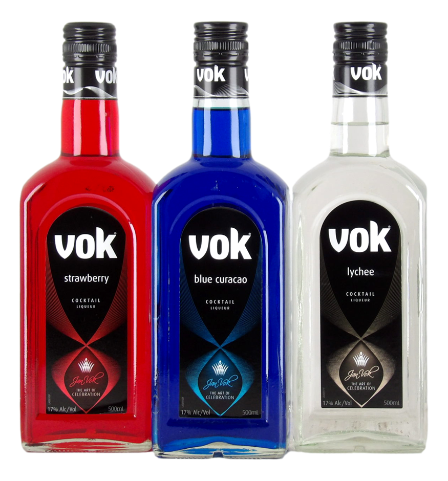 Mixed Vok Liqueur Pack (3x 500mL) SA