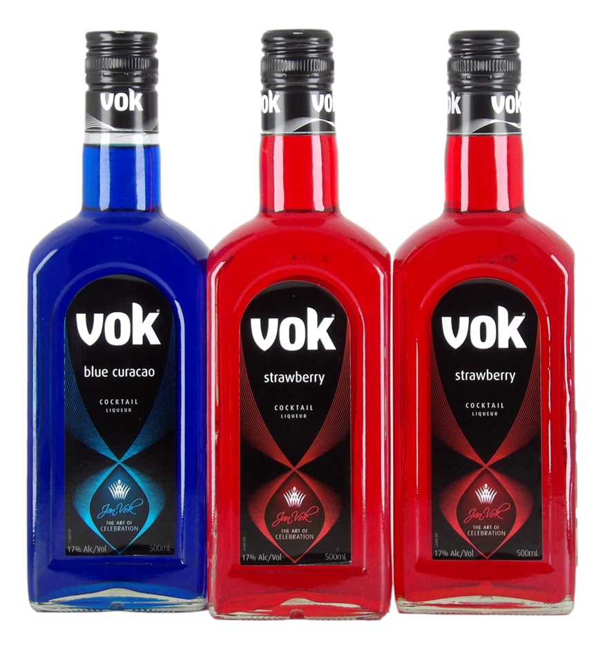 Mixed Vok Liqueur Pack (3x 500mL) SA
