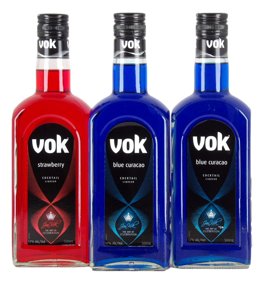 Mixed Vok Liqueur Pack (3x 500mL) SA