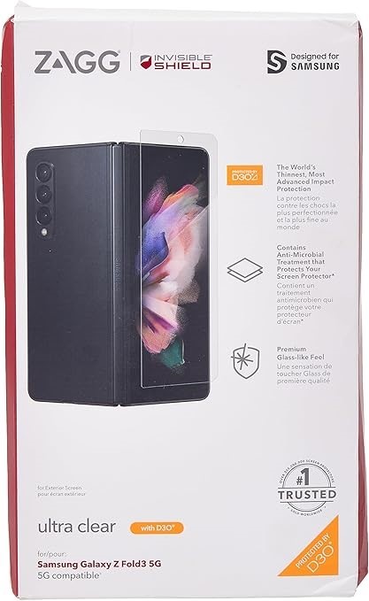 ZAGG InvisibleShield Ultra Clear with D3O Screen Protector - Made for Galax