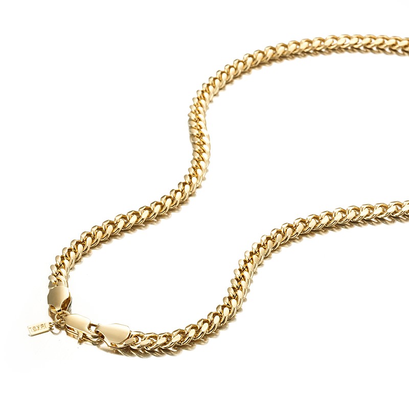 BIJ'OR-24 Inch, 18ct Curb Chain Necklace with Lobster Clasp,RRP $159