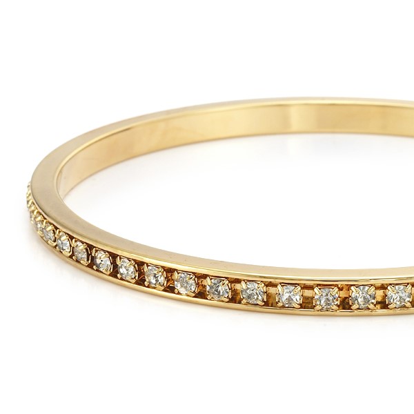 BIJ'OR-18ct , 66mm Wide Bangle SWAROVSKI® Crystals,RRP $125