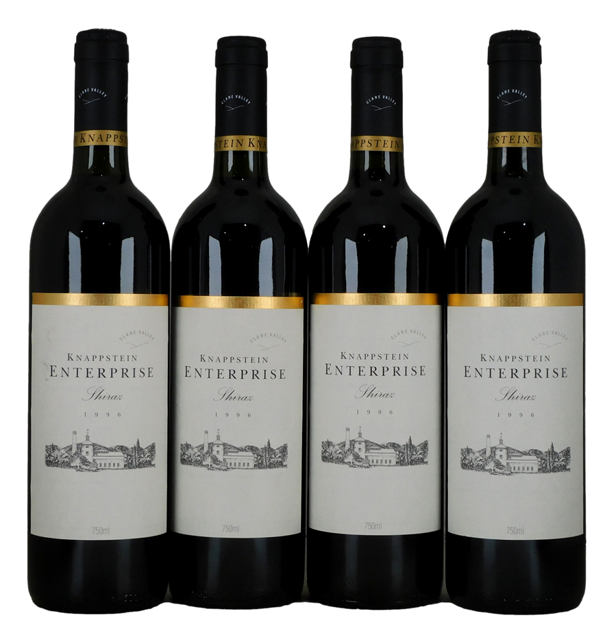 Knappstein Enterprise Shiraz 1996 (4x 750mL), SA.