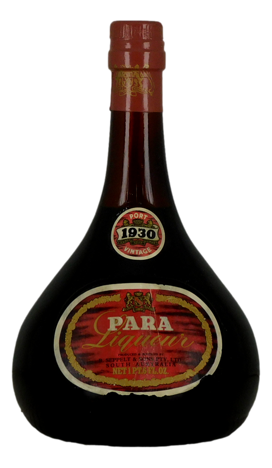 Seppelt Para Liqueur Vintage Port 1930 (1x 1 PINT 6 FL OZ), SA.
