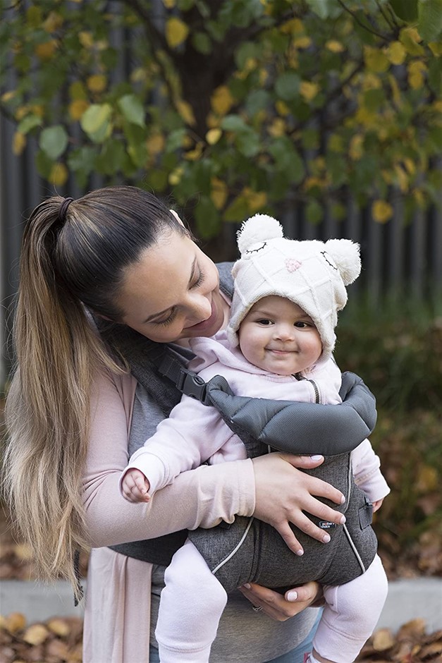 MOTHER'S CHOICE Cub Baby Carrier, Denim, Adjustable Strap, Newborn to 15KG.