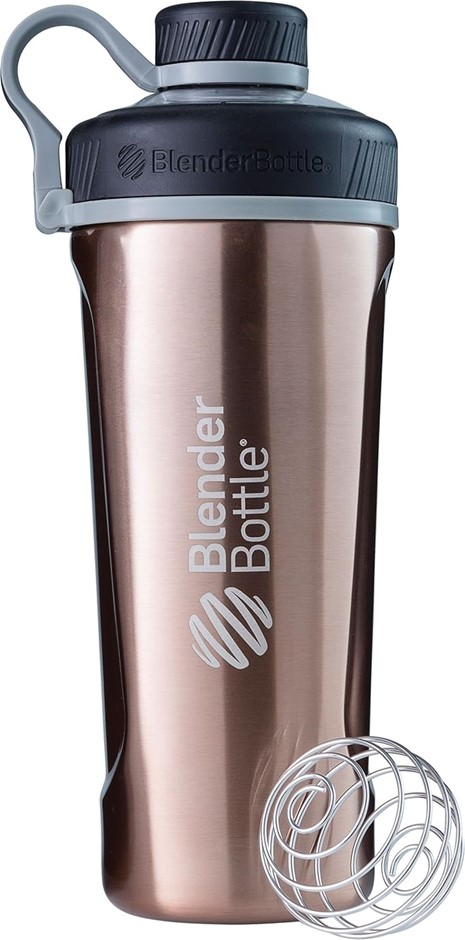 2 x BLENDER BOTTLE Radian Stainless Steel Insulated 737ml Copper. NB: 1 x B