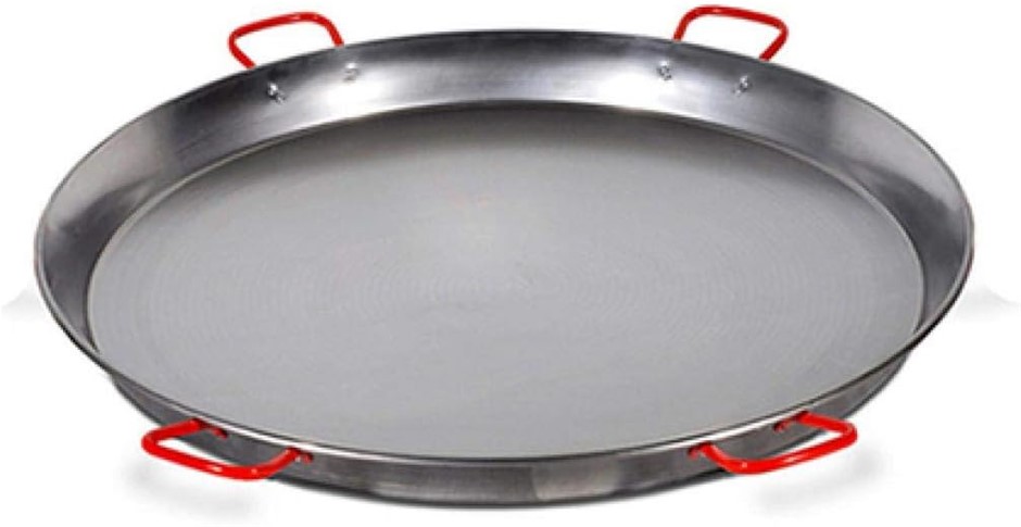 GARCIMA Chef Inox Polished Steel 900Mm Paella Pan High Carbon, Steel, 63790