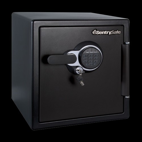 SENTRY SAFE Water & Fire Safe with Digital Keypad and Key, 17.8 in x 16.3 i