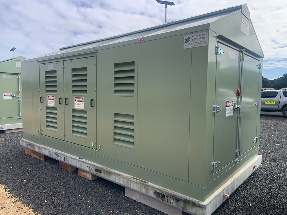 <p>Excess Power Equipment Kiosk Substation</p>