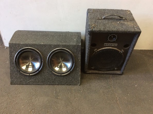 Fusion Subwoofer&Etone Loudspeaker (Lot of 2)