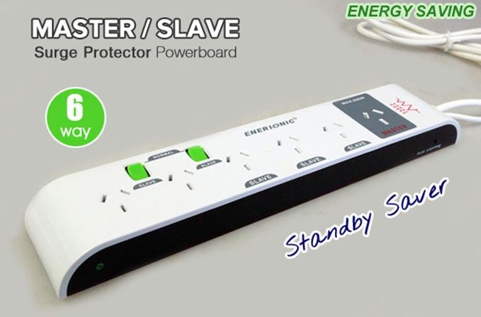 6 Way Surge Protector Power board