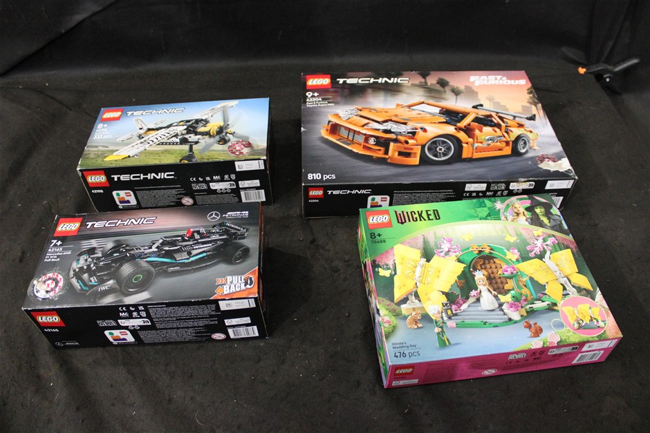 4 x Boxes of Lego Including Fast and Furious, Wicked