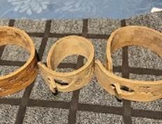 Vege Tanned Leather Curtain