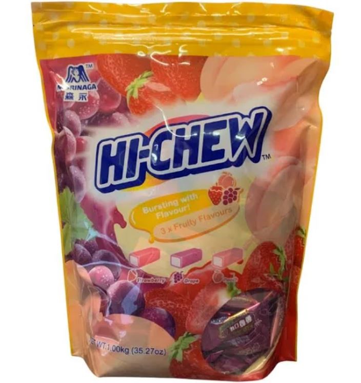 2 x HI-CHEW Fruity Flavours Candy Variety Pack, 1kg. N.B: Damaged packaging