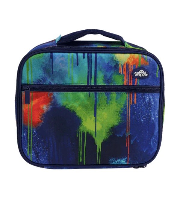 SPENCIL Kids' Storage Lunch Bag, Colour Drip.