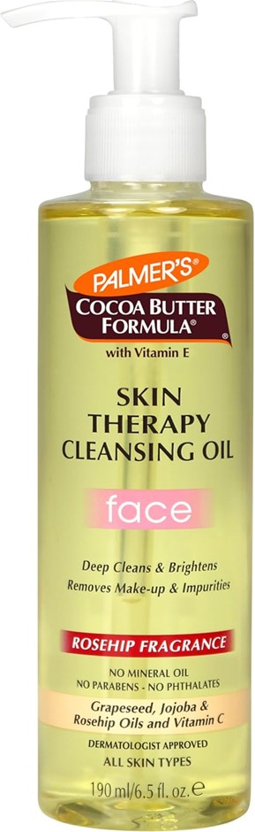 2 x PALMER'S Skin Therapy Facial Cleansing Oil, 190ml.
