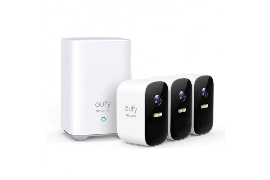 EUFY eufyCam 2C Wireless Security Camera with Full HD & HomeBase Kit, 3 PAC