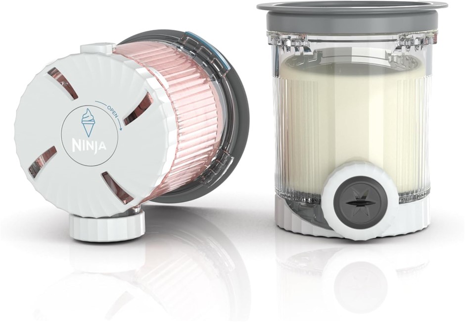 Ninja Swirl by CREAMi Pints and Lids - 2 Pack, Compatible with NC700 Series