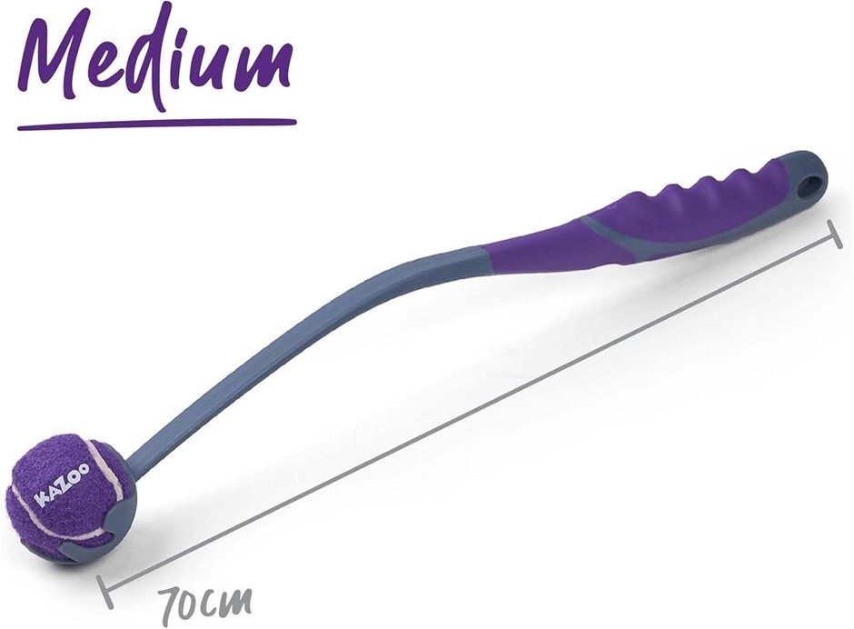 KAZOO Eco-Friendly Ball Thrower Dog Toy, Medium