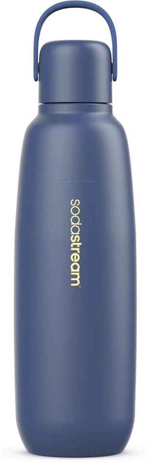 SodaStream Fizz&GO Carbonating Water Bottle, Double Walled Stainless Steel