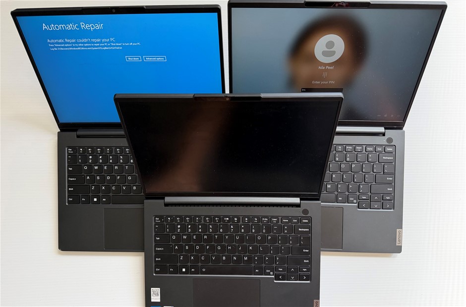 Lenovo K12 G2 Windows Laptops - For Parts (Lot of 3)