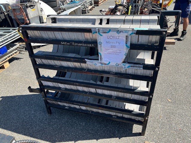 Rothenburger Inserts on Rack