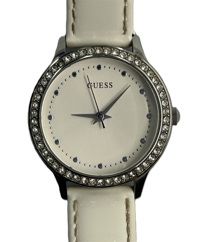 Guess Crystal Bezel Quartz Watch