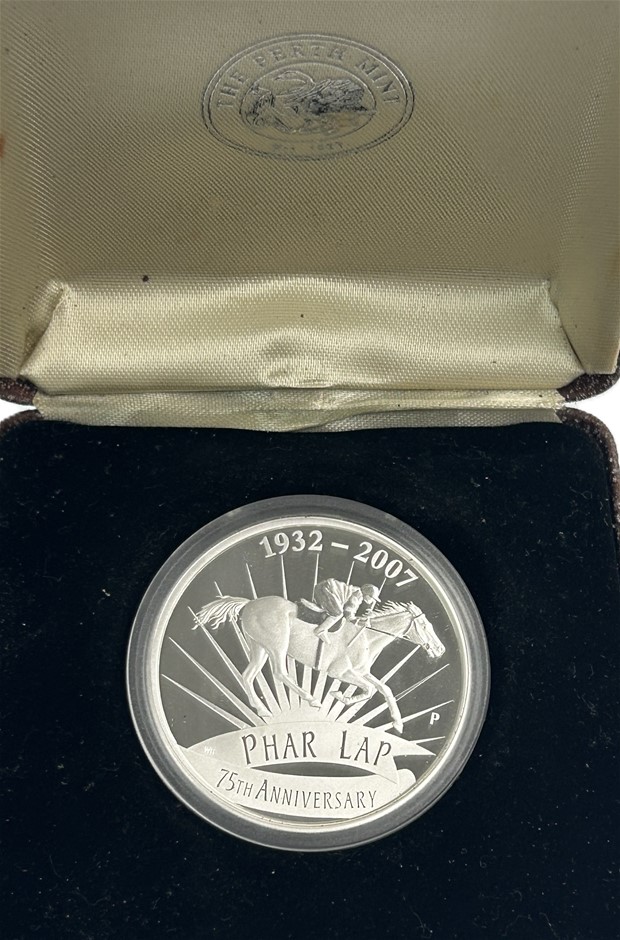 Phar Lap 75Th Anniversary 1Oz Silver Proof Coin