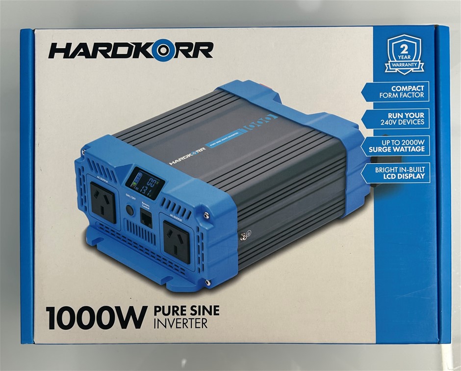 Hardkorr 1000W Pure Sine Power Inverter