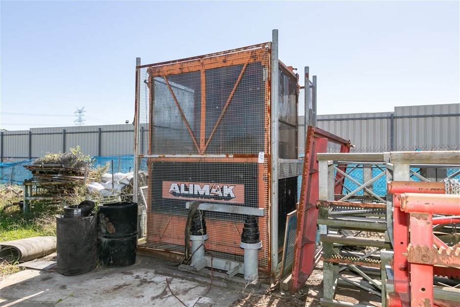 1987 Alimak Scando 12/20 Vertical Lift Hoist