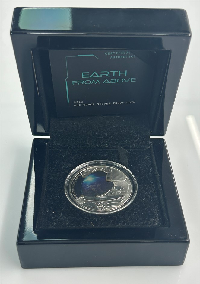 2022 “Earth From Above” One Ounce Silver Proof Coin