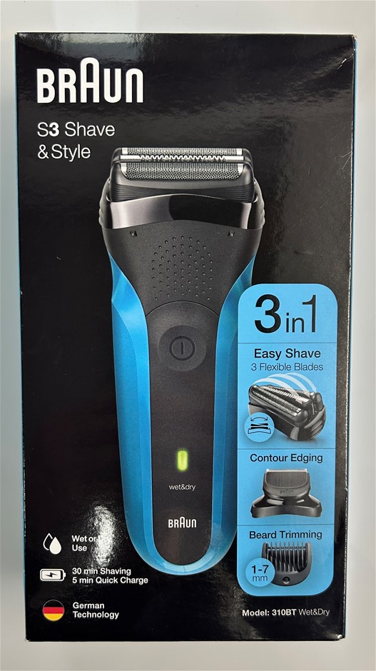 Braun Series 3 310BT Shave & Style Electric Shaver