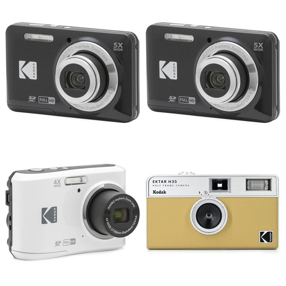 4 x Assorted Cameras. 2 x KODAK PIXPRO FZ55 Digital Camera. 1 x KODAK PIXPR
