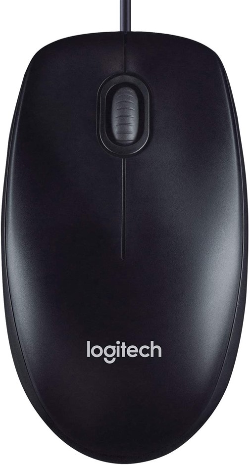4 x LOGITECH Wired Mouse M90 Black. NB: Sealed.