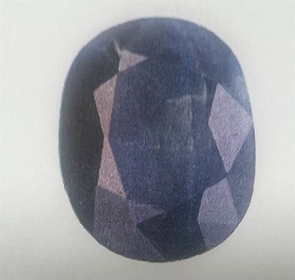 11.43 carats natural blue sapphire Certified-Madagascar