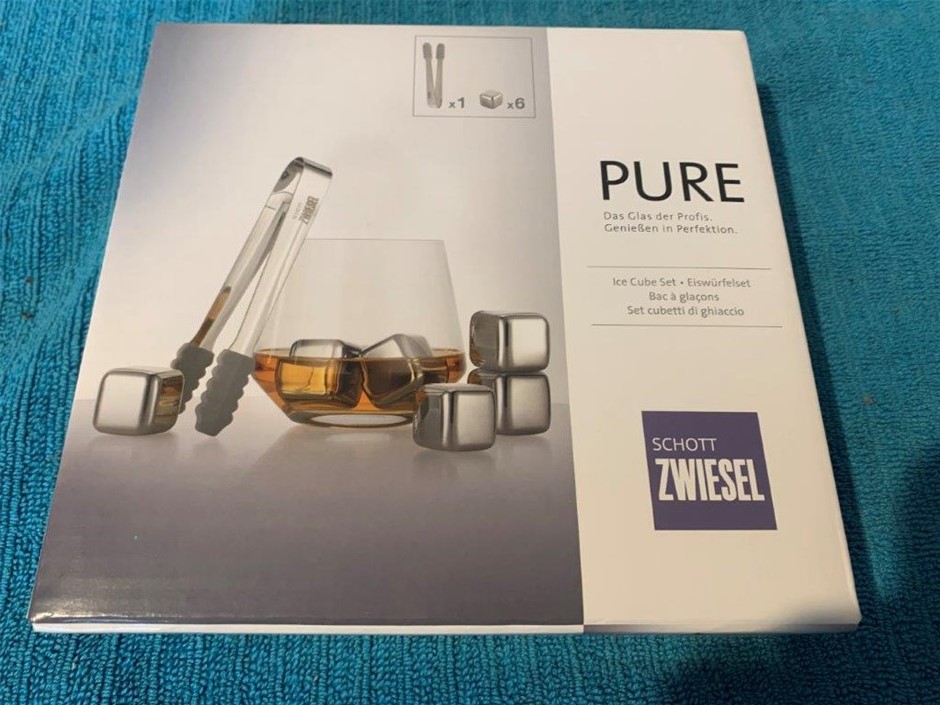 Schott Zwiesel SS Ice Cube Set - Qty 1 Box of 8 Sets