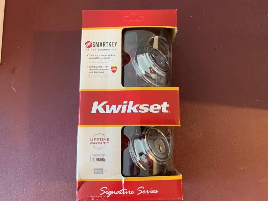 New in Packaging Kwikset Double Cylinder Deadbolts, Quantity 2