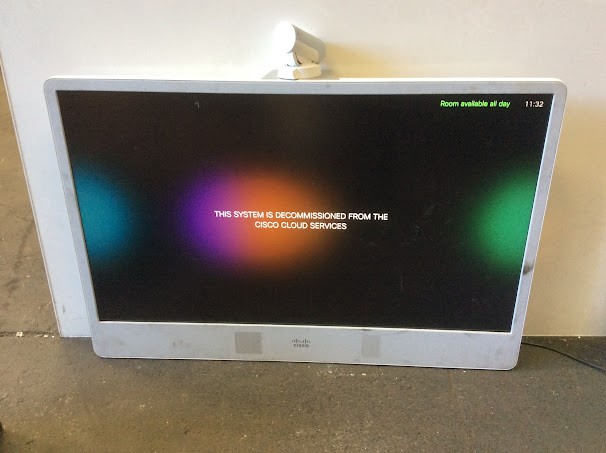 Cisco TelePresence MX300 G2 TTC60-19 Video Conferencing System Screen