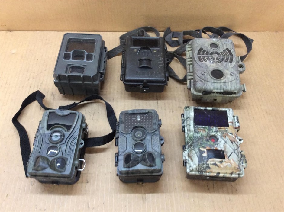 Mixed Brands Trail Camera Hunting Cameras (Lot of 6)