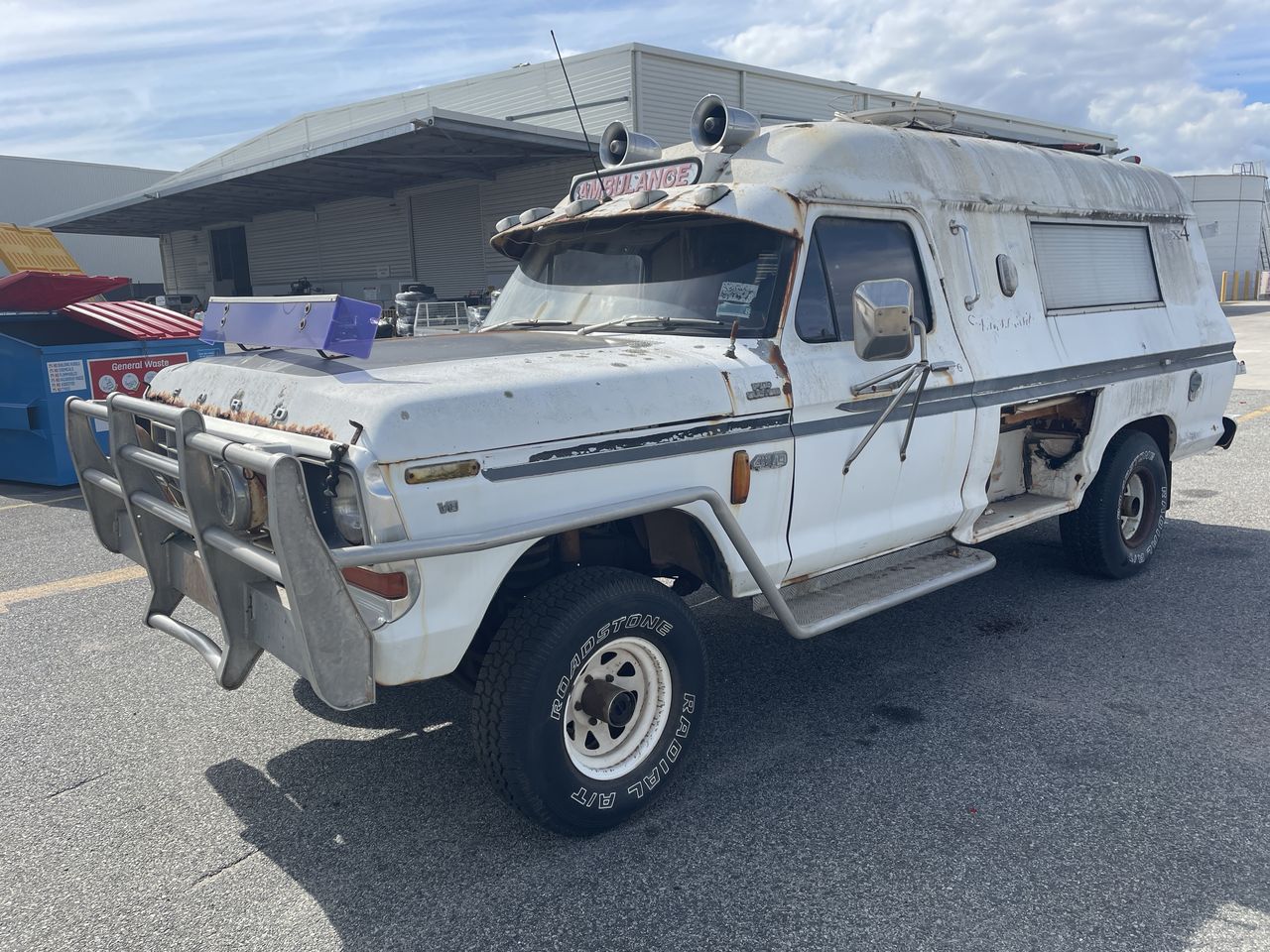 1978 Ford F Series F100 Custom Bullnose Manual Ambulance