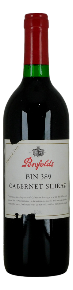 Penfolds Bin 389 Cabernet Shiraz 1998 (1x 750mL) SA.