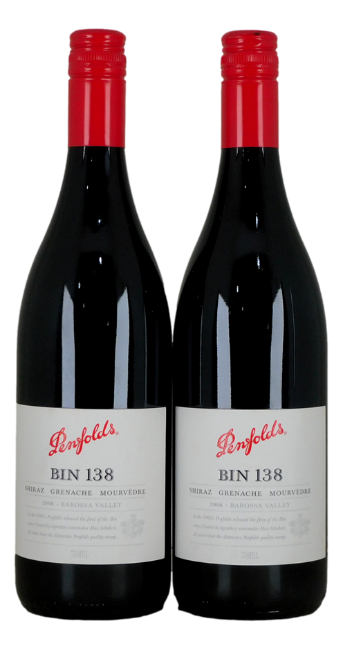 Penfolds Bin 138 GSM 2006 (2x 750mL), SA
