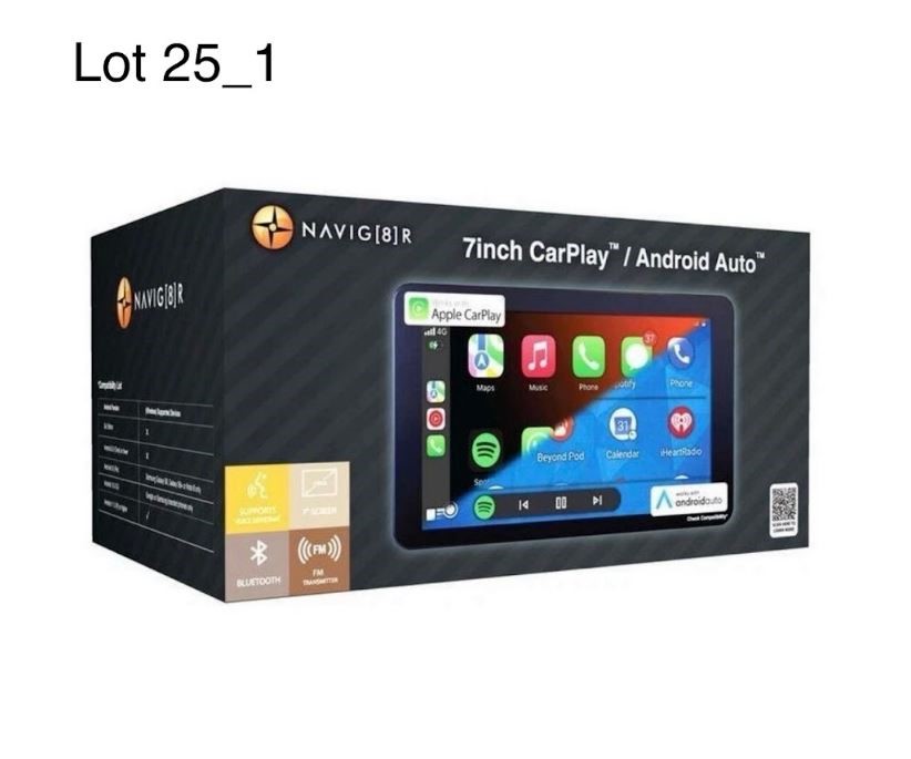 END OF LEASE AUCTION: 7" portable CarPlay