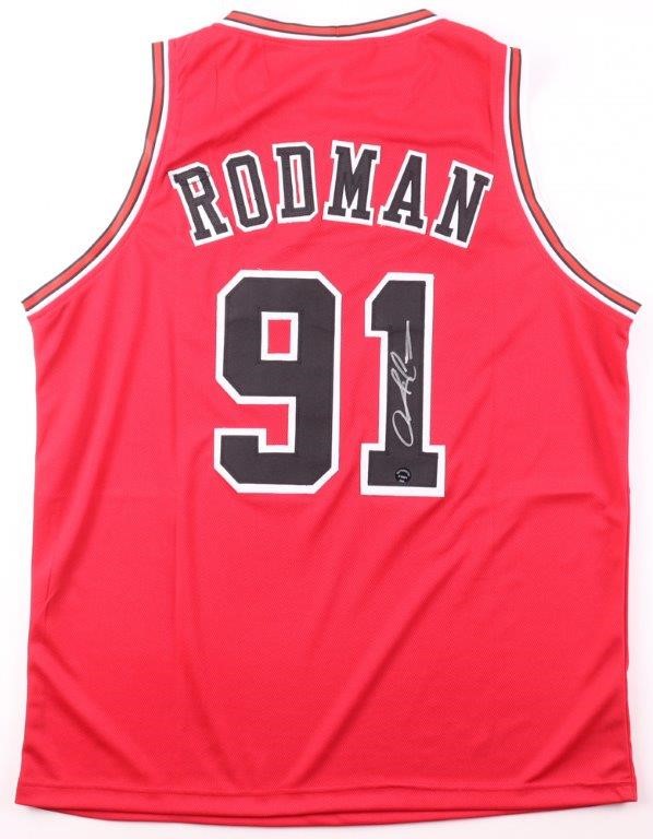 DENNIS RODMAN SIGNED JERSEY