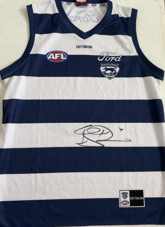 ISAAC SMITH SIGNED GEELONG CATS GUERNSEY