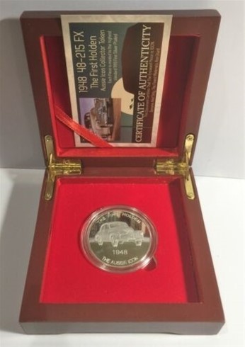 1 OZ 1948-215 FX, The First Holden Coin/token  in 999 Silver