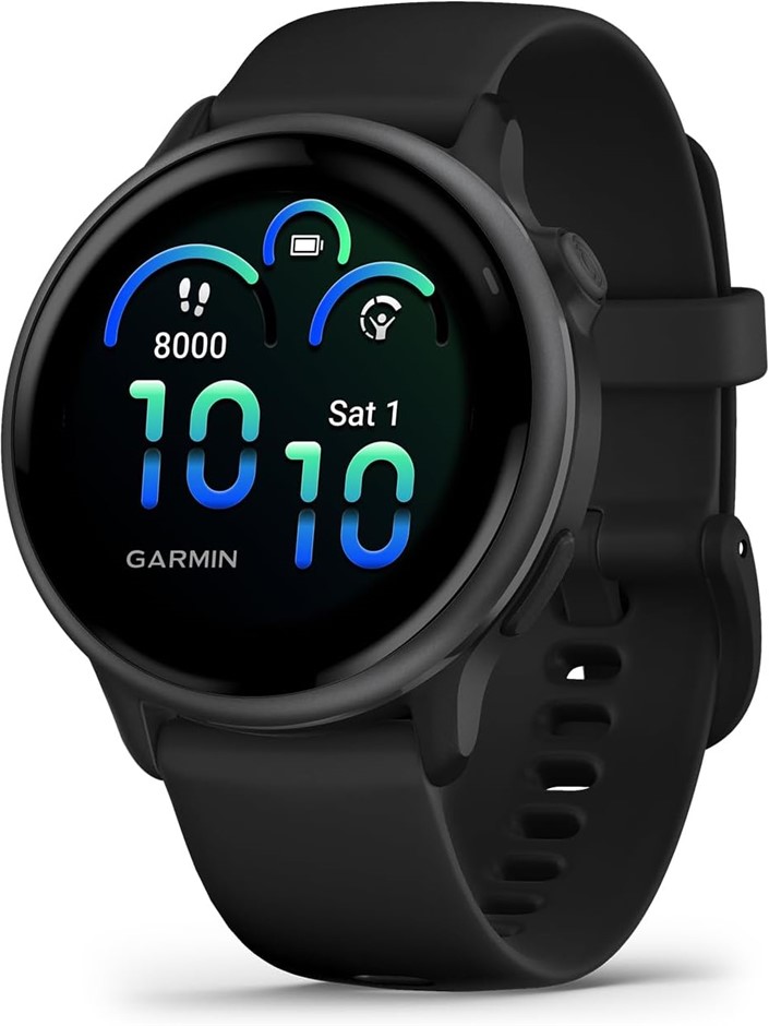 GARMIN vivoactive® 6, GPS Smartwatch, Slate with Black Band. NB: Minor Use.