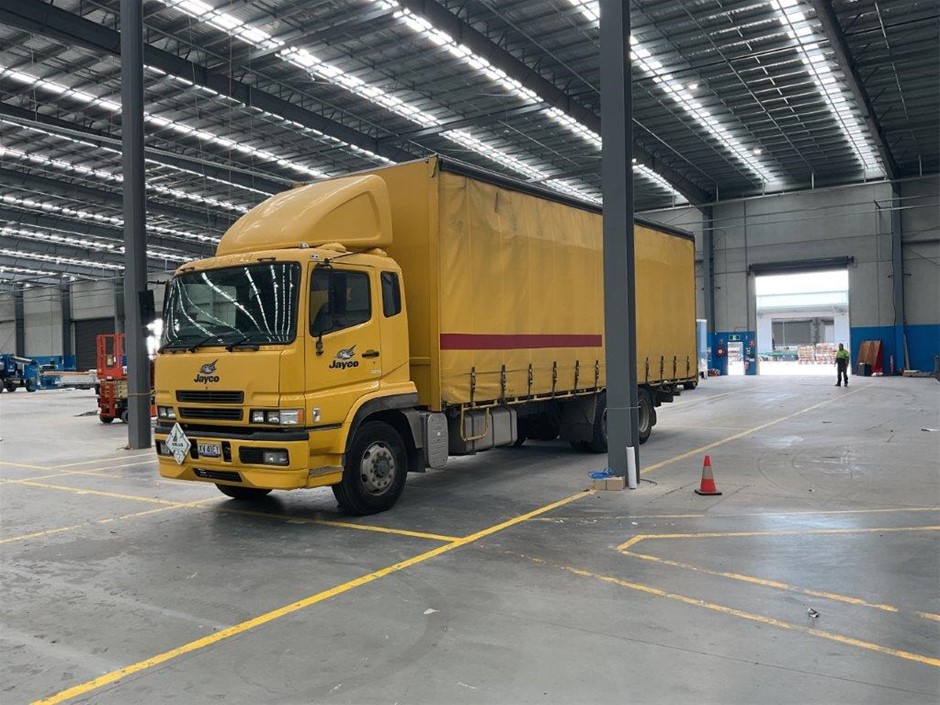 2008 Mitsubishi Fuso FV500 6 x 2 Curtainsider Rigid Truck