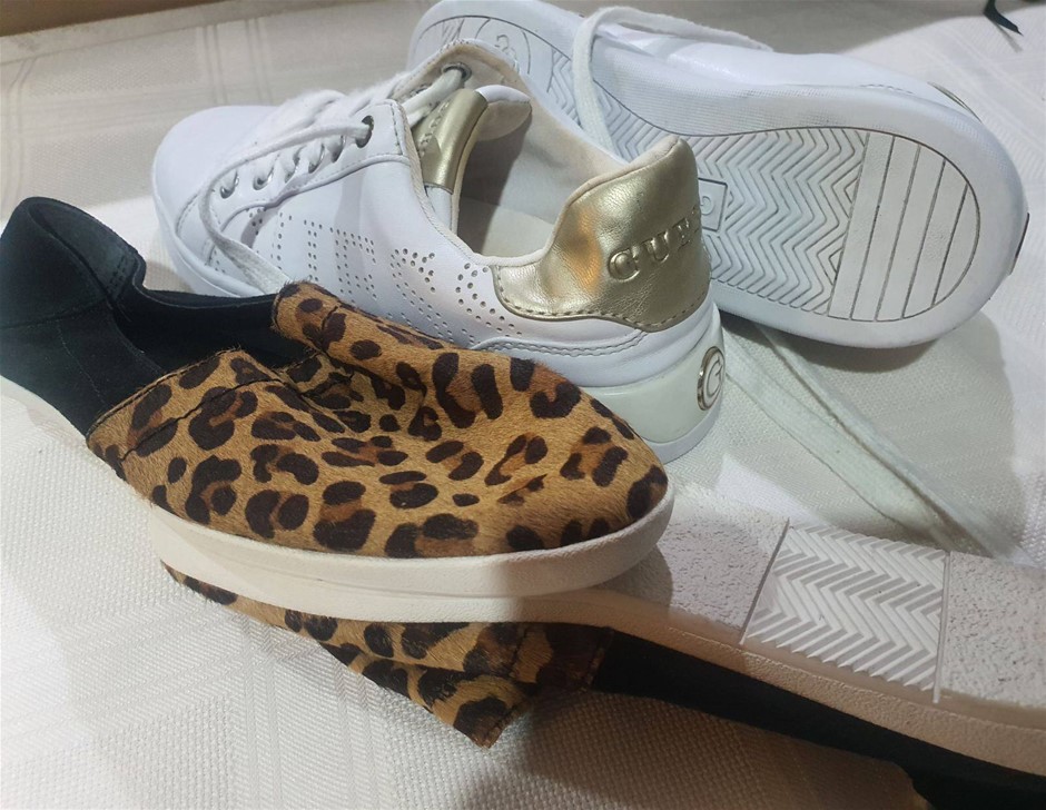 Guess Shoes US 6 and Sandler Casual Shoes 6 , both Minor Use as New . Other