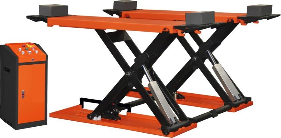 Mobile Mid Rise Car Scissor Lift / Hoist (Unused)